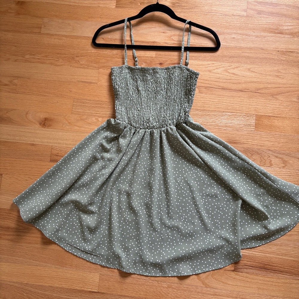 Polka dot cami dress